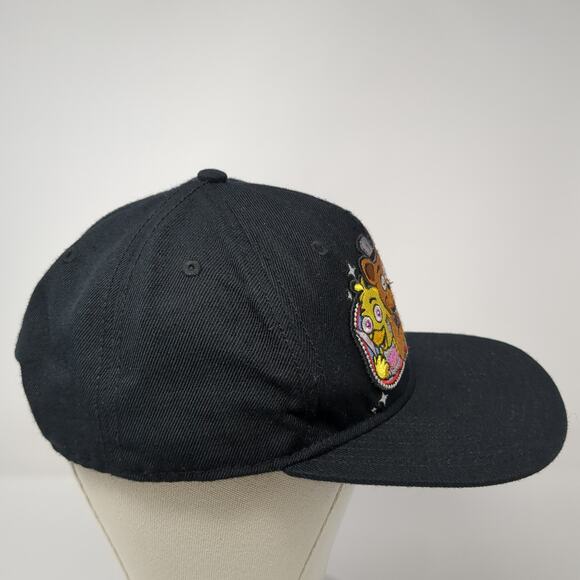 Five Nights At Freddy's Fazbear's Pizza Snapback 5 Panel Cap Black One Size - Picture 5 of 9